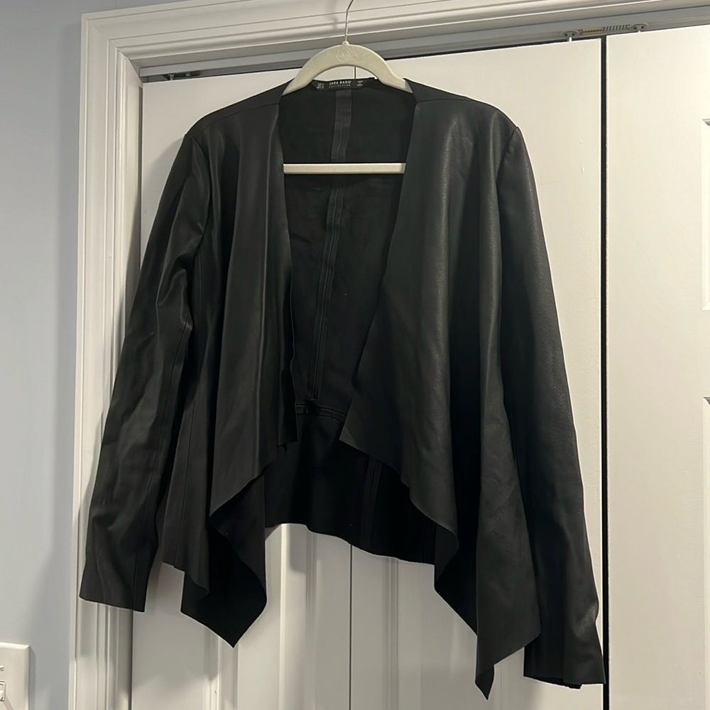 Zara Vegan Leather Jacket